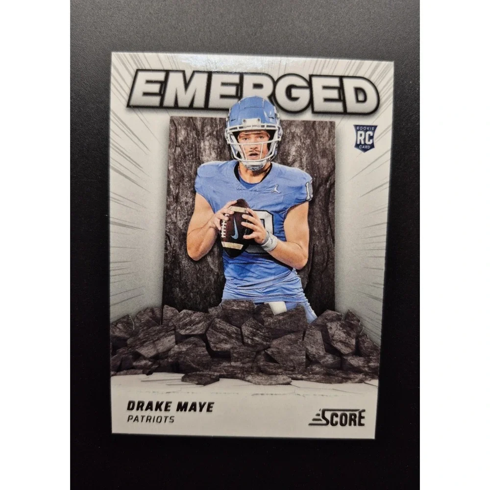 2024 Panini Score Drake Maye#EM-DME Emerged (RC) New England Patriots